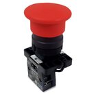 Botão De Emergência | Plástico | Xb2-ec42 | Vermelho | Sem Tr